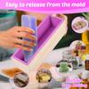 2 Stück Silikon-Seifenform 41oz Rechteckige Silikon-Seifenform mit Holzkiste Leicht zu entformen für Seifenherstellungs-Enthusiasten & Anfänger