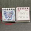 2026 Mini Desk Calendars Cute Butterfly Horse Design Paper Monthly Planner Daily Office & Personal Planning Cute Desk Decor