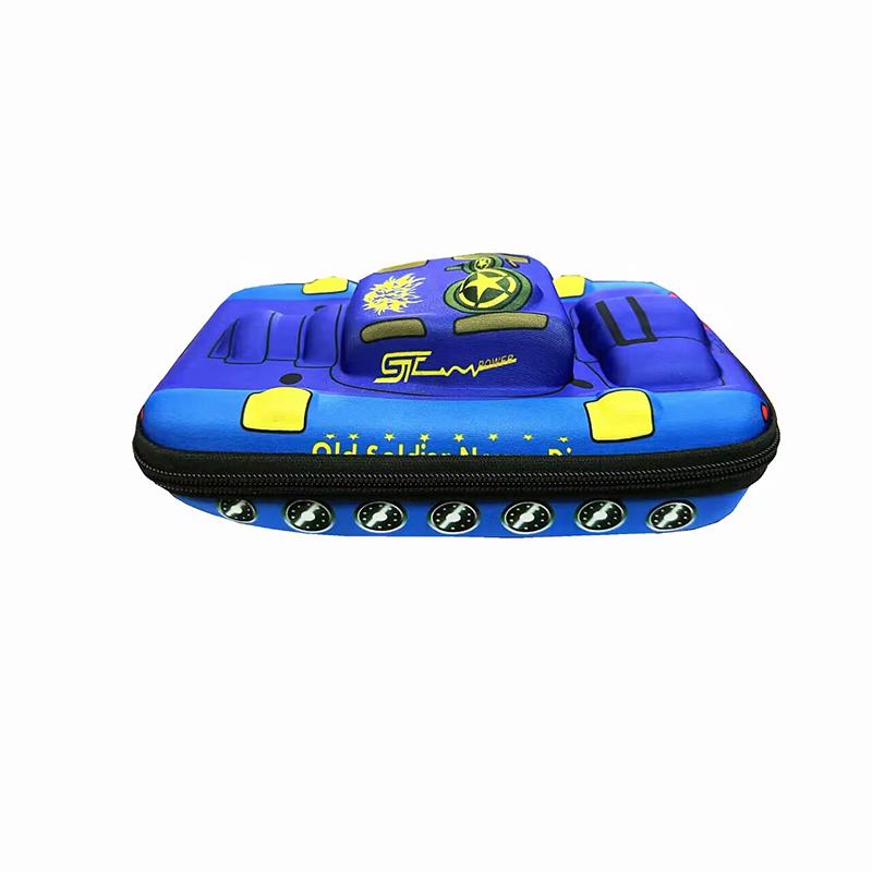 Tank Creative Boys And Girls Simple Pencil Bag Eva Pen Bag Multi-Function Large Capacity Cool 3D Pencil Case
