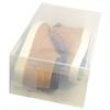 For Creative Clear Shoes Storage Box Stackable Rectangle Shoes Box for Closet Hard Plastic Shoe Boxes Shoe Hol