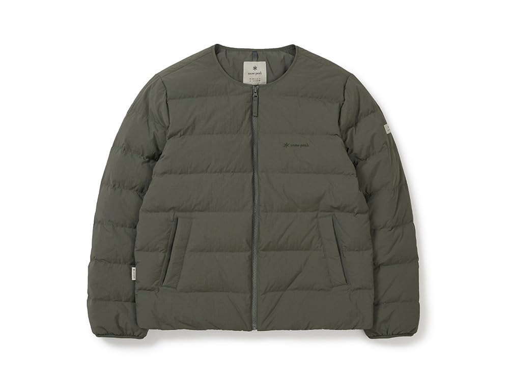 Snow Peak Land Lightweight Down Jacket Down and Size L GS-S25WMGDJ60, Outerwear, Jacket, Men's Women's, Khaki,