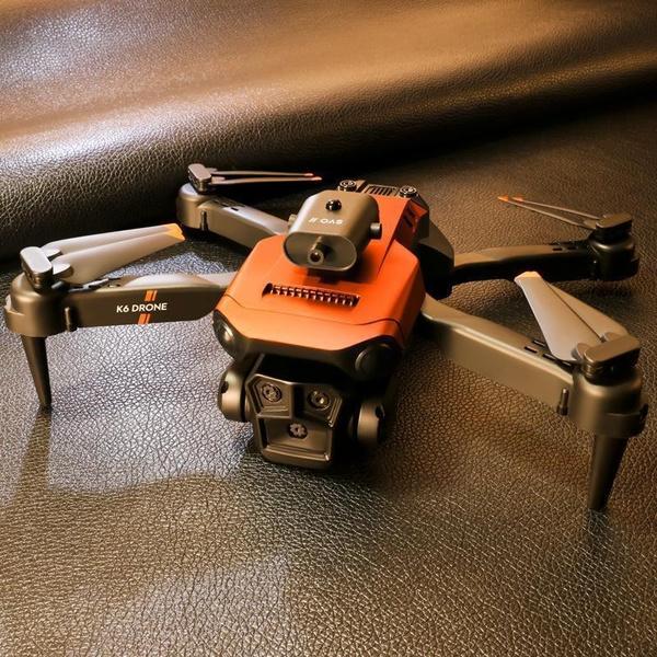 New K6 Max Drone Three Camera 4K Professional HD Four Way Obstacle Avoidance Optical Flow Positioning Hovering Aerial Drone