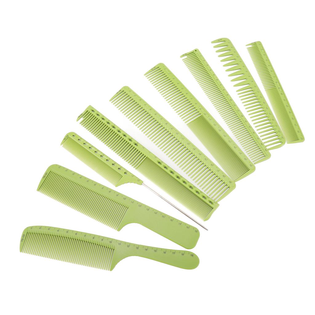 9 Pcs Hair Comb Set Professional High Temperature Resistant Stylists Comb Set for Men Teasing Styling