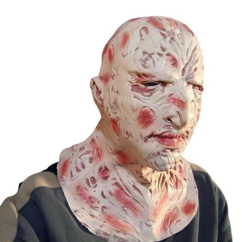 Freddy Krueger Latex Mask Claw Gloves Set Halloween Costume Cosplay Horror Party