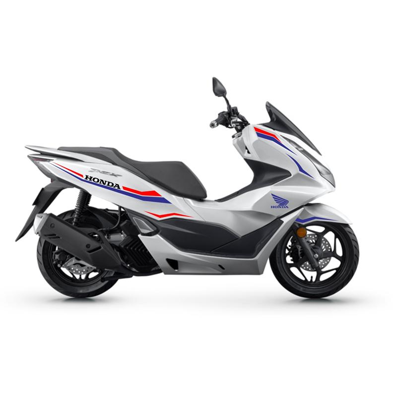 Applicable to Honda's new PCX160 modified whole car decorative version flower latte waterproof sticker to protect personalized decal
