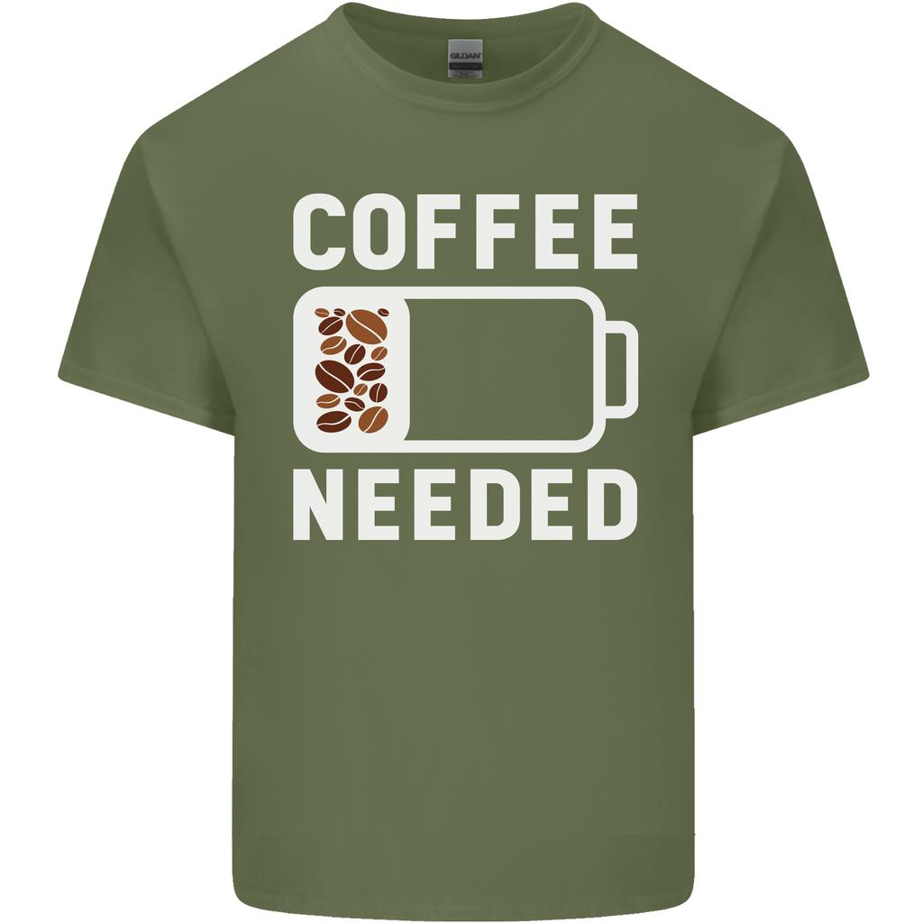 Coffee Needed Funny Addict Unisexs Light Cotton TShirt