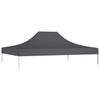Party Tent Roof 4.5 X 3 M Anthracite 270 G M²
