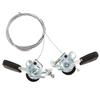 1 Paar 3x6/7 Versnellingen MTB Fiets Duim Versnellingspook Bovenmontage Shifters met Binnenkabel voor Stuur met 22,2 mm Diameter