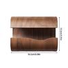 Round Wood Tissue Dispenser Napkin Holder Enhances Home Decors and Provides Easy Access