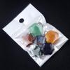 Artistic Crafted Flower Crystal Pendant Set Natural Stone Flower Pendant Charm For Handmade Jewelry And Necklace