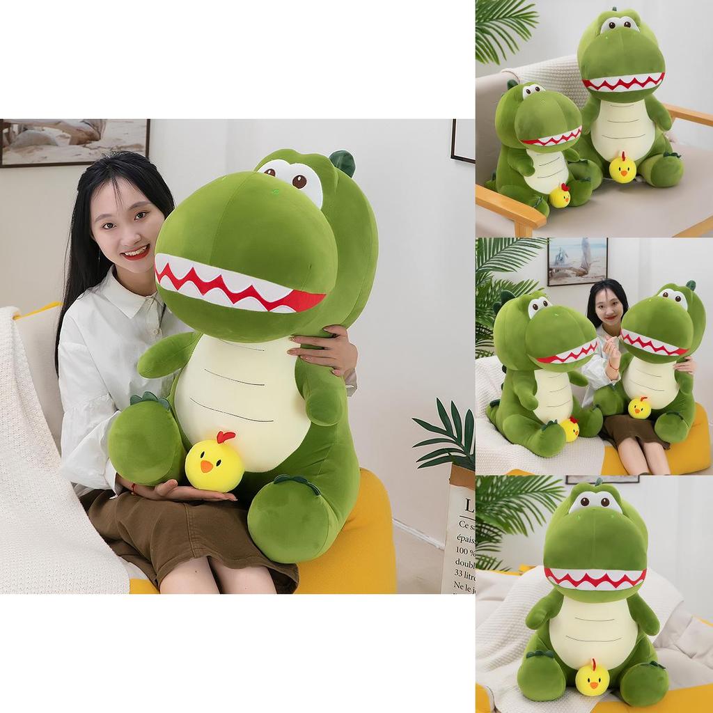 Adorable Plush Dinosaur Chick Toy Soft Stuffed Animal Doll For Kids Birthday Gift