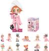 POP MART Lil Peach Riot Sleepover Series Blind Box Figures, Holiday Birthday Gifts for Girls and Boys, Single Box
