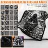 Coloring for Colored Pens, Large 5950 Inches Drawing Blanket for Kids and Adults