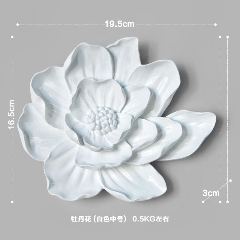 Creative Flower Style Wall Resin Retro Living Room Goldfish Pendant Porch Wall Decoration Wall Decoration Home Decoration