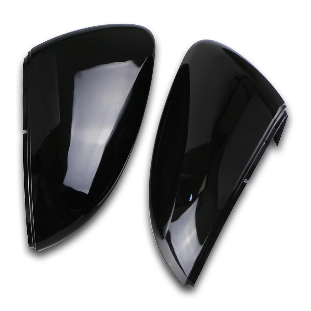 

2 шт. Накладки на зеркала заднего вида, колпаки боковых зеркал, глянцевый черный/ узор под карбоновое волокно для VW GOLF 7 MK7 MK7.5 GTI R GTE GTD 2013 - 2020, автомобильные аксессуары piano black