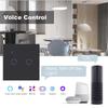 BSEED 1/2/3Gang Wifi Touch Switches With Capacitor 2Way For Stairs Corridors Lamps Tuya Smart Life Alexa App Control  2Pack