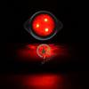 10-Pack Round Red LED Front Rear Side Marker Lights 24V for Camper Truck Trailer