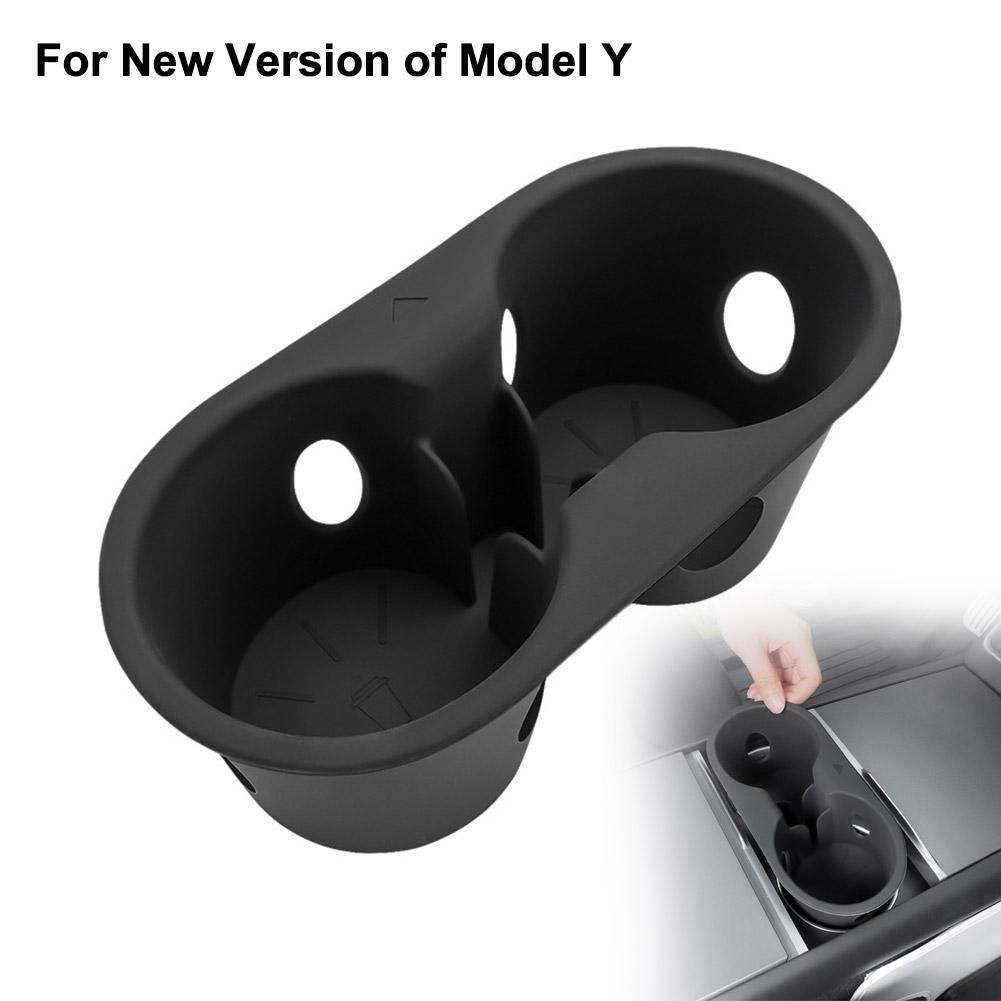 Central Control Cup Holder Cup Sleeve For Tesla Model Y Juniper YL 2026 Silicone Water Cup Holder Car Interior Accessories