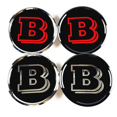 Brabus Mirror Grille Emblem for Mercedes-Benz A, B, C, E, GLK, GLC, GLE, GLS, G-Class, V-Class