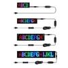 Display LED Pixel USB 5V Controle por App para Janela Traseira de Carro Publicidade Comercial