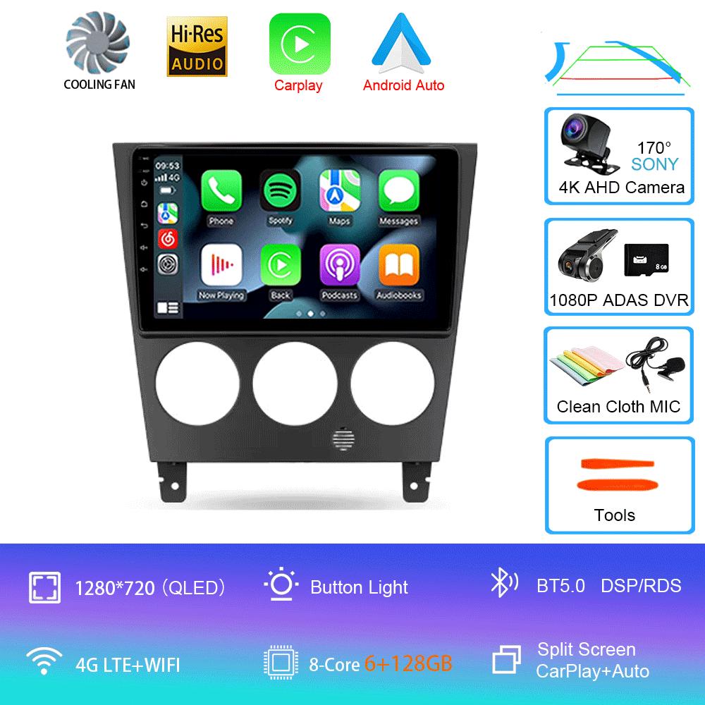 Car Radio Android 14 For Subaru Impreza GD GG 2002 - 2007 Navigation Multimedia Player Stereo WiFi+4G Video Head Unit BT DSP DVD