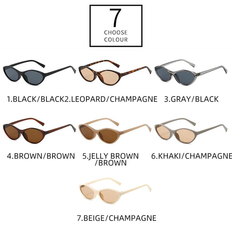  New Retro Cat Eye Sunglasses Shades UV400 Women Fashion Jelly Tea Sun Glasses