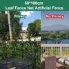 Artificial Hedges Ivy Leaf Garden Fence Roll Privacy Screen Wall Cover Decor