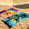 Fashion Palm Tree Pattern Towel Quick Drying Beach Towels Are Suitable For Swimming Pools Camping Yoga And The Gym
