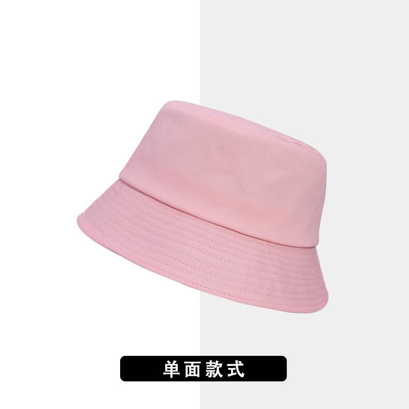 Bucket hat women can wear simple solid colors and versatile sunscreen hats for travel, UV protection basin hats for men