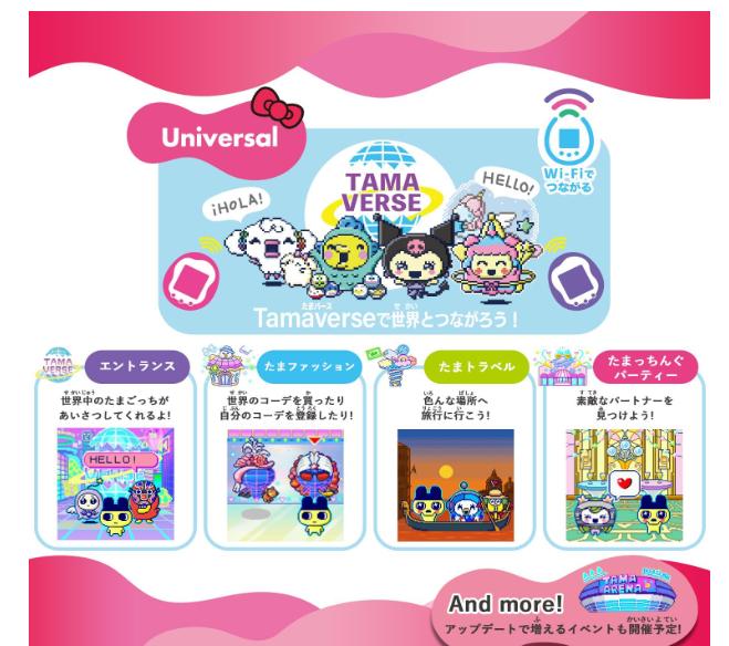 BANDAI Tamagotchi Uni Sanrio characters portable game machine pink