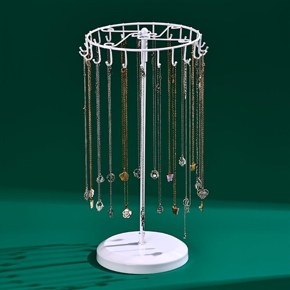 Rotating Jewelry Display Stand Removable Necklace Holder Jewelry Storage Rack Jewelry Storage