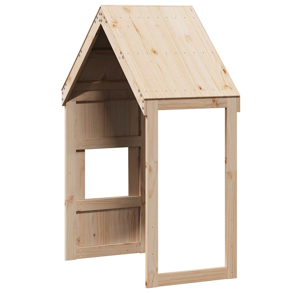 Kids Bed Canopy 55 X 84 X 132 Cm Solid Pine Wood