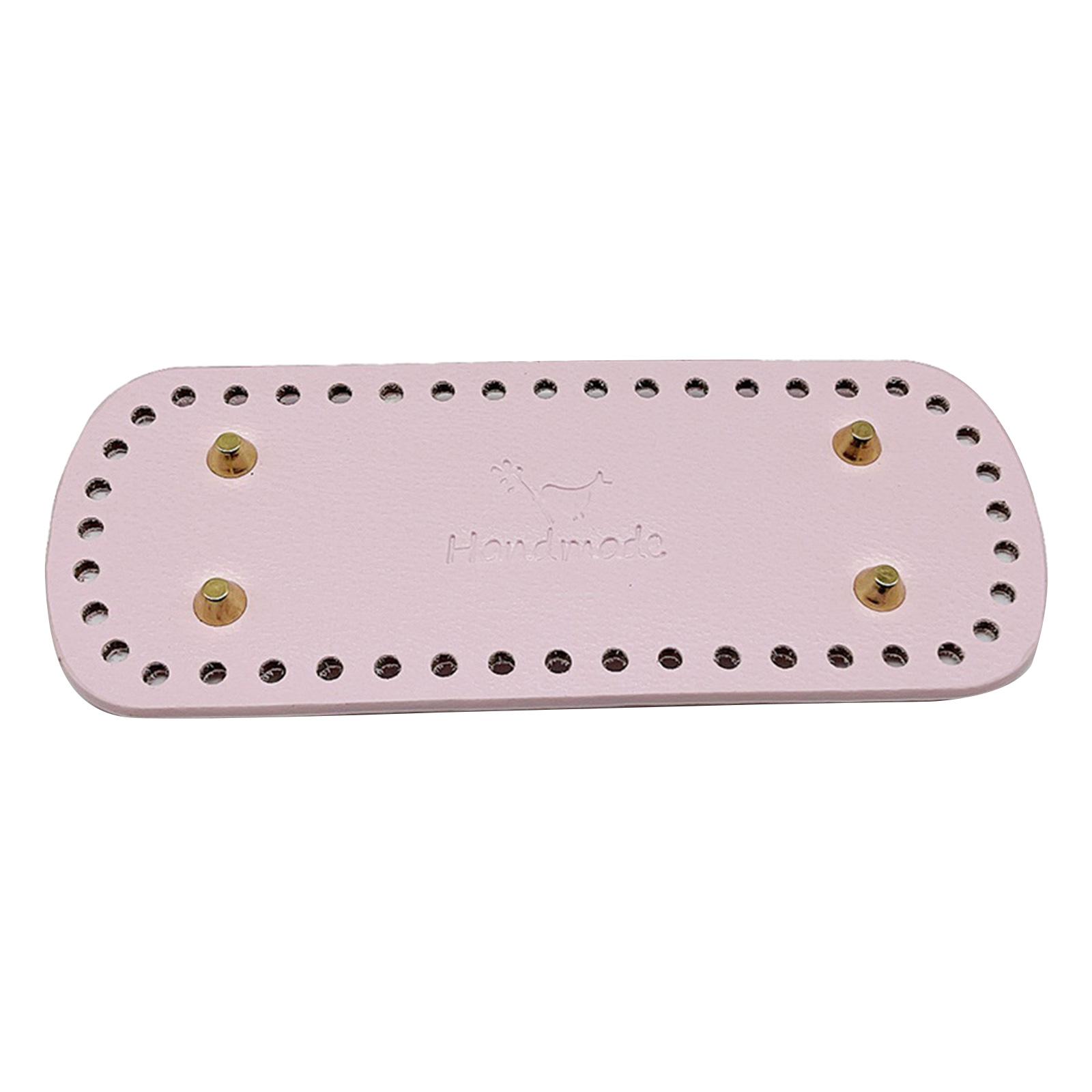 

Дно сумки ручної роботи з 44 отворами. Шкіряна овальна кругла основа для сумки. В’язані своїми руками сумки. Аксесуари для в’язаних сумок. Сумки-відра. C7