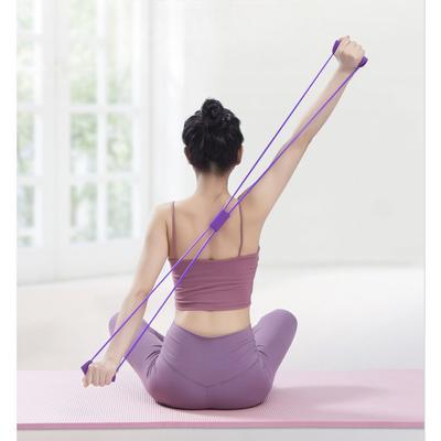 Tensore a otto, tensore con fascia elastica, espansore per schiena e petto, dispositivo di resistenza TPE per Pilates yoga, tensore a otto.