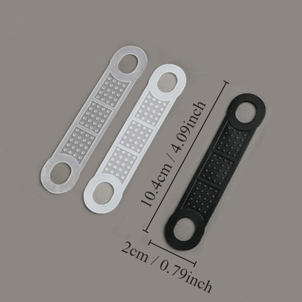 100Pcs Easy to Use Adhesive Clothes Hanger Strips Non-Slip Clothes Hanging Accessories Hangers