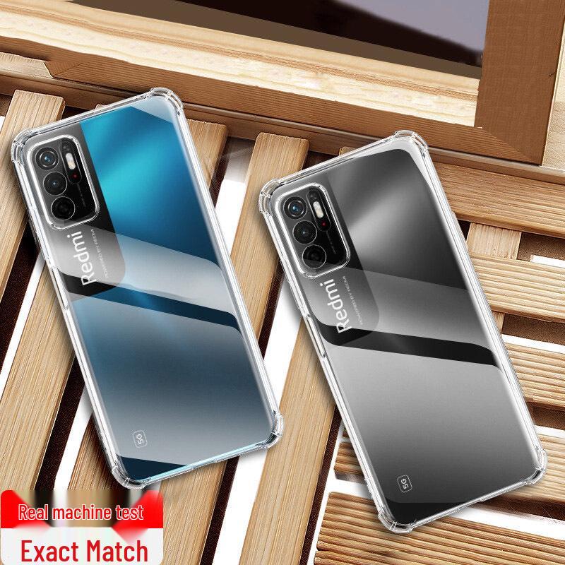 Compatible Redmi Note Phone Case Airbag Transparent (Note 15/14/13/12/11/10/9/8/7/6/Pro/+)