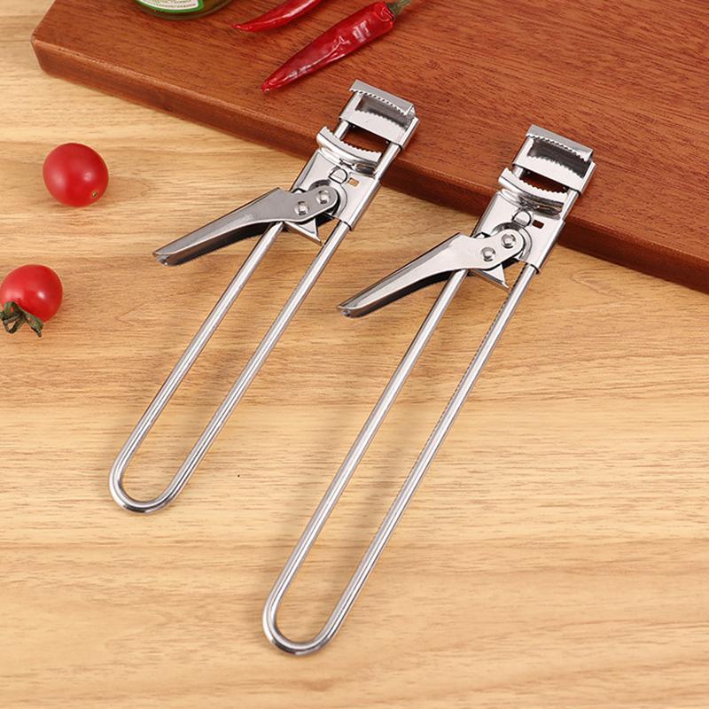 Adjustable Multi-Function Bottle Opener Stainless Steel Lids Off Jar Opener Labor-Saving Screw Can Opener For Kitchen Tools