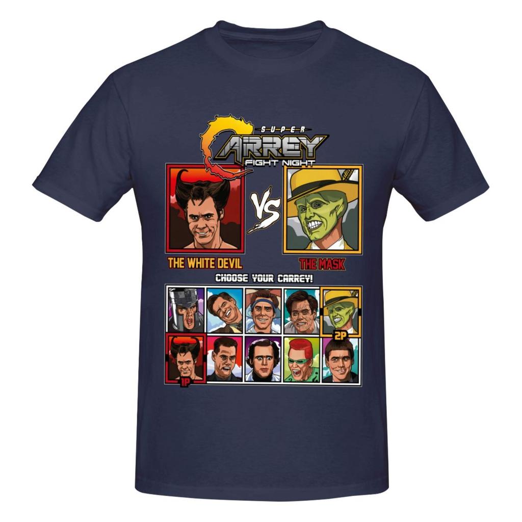 Unisex Jim Carrey Fight Night Classic T Shirt Streetwear Cotton Unisex T Shirt