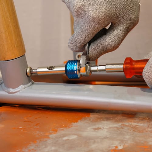 711L In-Line Ratchet Driver HEX - Accepts Standard 1/4" Interchangeable Bits and 14mm Sockets - For High Torque, Heavy-Duty Applications