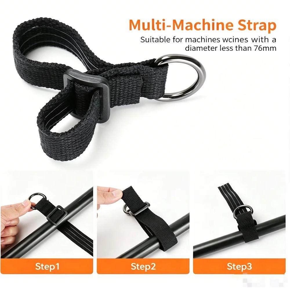 Durable Nylon Mower Shoulder Strap Adjustable Hanging Weeding Machine Strap  Garden Harvester