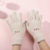 Warm Gloves, Plush Gloves, Split Finger Gloves, Thickened, Cold Resistant Gloves, Cycling, Touch Screen, Knitted, Warm Gloves