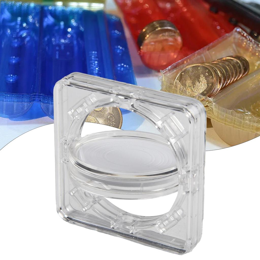 Münzschutzbox Münz-Display-Etui 4cm Zubehör