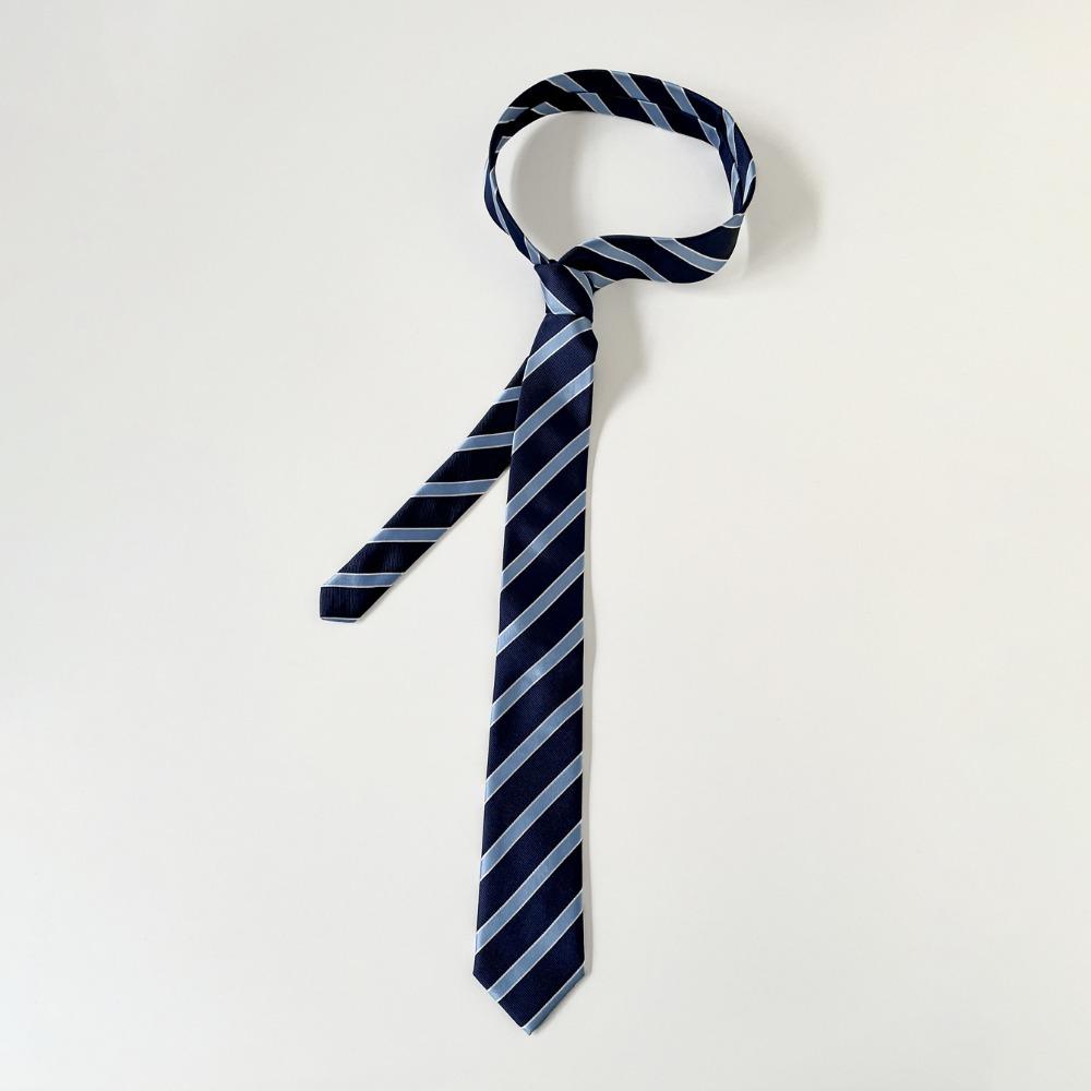 

Printed Striped Tie Korean Belt Accessories Simple JK Uniform Necktie Uniform Suit Style 9