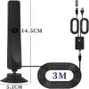 Wave Max Tv Beam Antenna with Hd 100 Channels 3m Cable 50 Mile Range for Indoor Outdoor Use Festberg Hitenna Tv Antenna