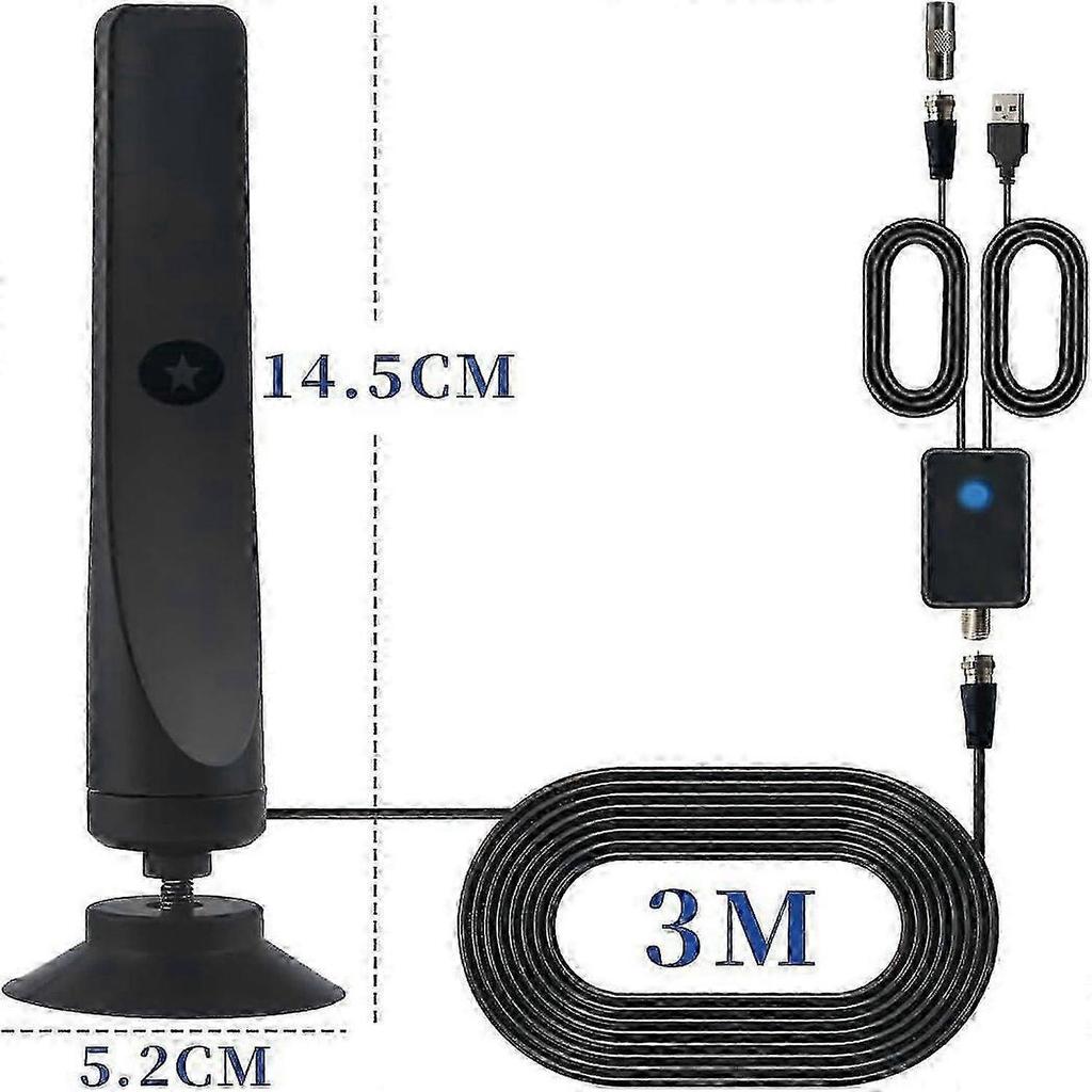Wave Max Tv Beam Antenna with Hd 100 Channels 3m Cable 50 Mile Range for Indoor Outdoor Use Festberg Hitenna Tv Antenna