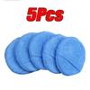 10Pcs Car Detailing Applicator Pads Microfiber Round Foam Sponges Soft Wax Polish Cleaning Tools