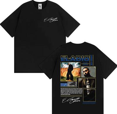 Rapper Eladio Carrion Don Kbrn Album 2026 Merch Tshirts Men Women Fashion Trend Gothic Tshirt High Quality 100 Cotton T Shirt