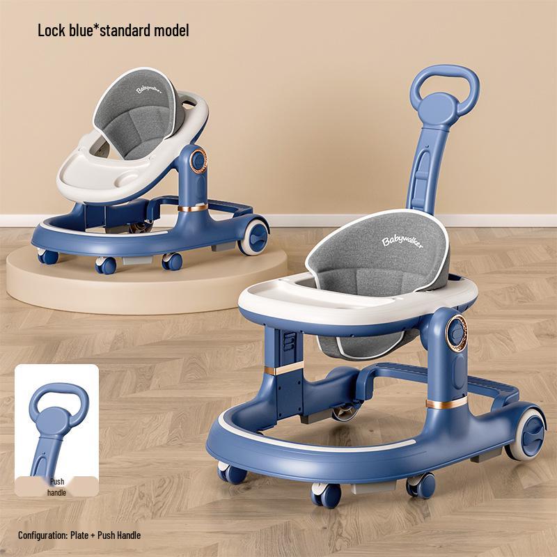 Two-in-One Baby Walker & Learning Push Car for Boys and Girls - Non-Slip, Anti-Tip Design