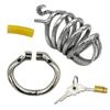 Ergonomisk Stealth Lock Mannlig Kyskhetsapparat i Rustfritt Stål, Kukbur, Penislås, Pikkring, Kyskhetsbelte, S050