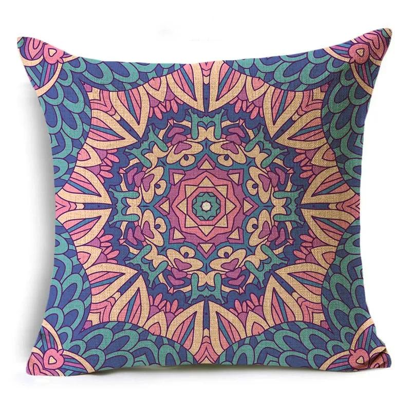 Ramadan Bohemian National Style Living Room Sofa Car Square Back Cushion 40*40Cm/45*45Cm/50*50Cm Cushion Cover